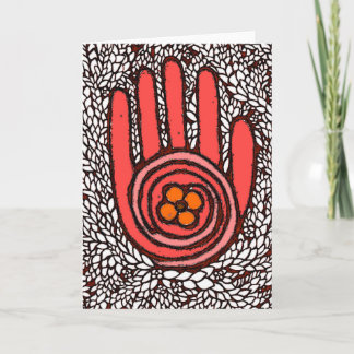 From my hand to your hand thank you card