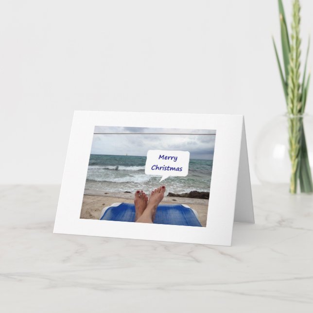 FROM MY HEAD TO MY TOES I LOVE YOU-MERRY CHRISTMAS HOLIDAY CARD (Front)