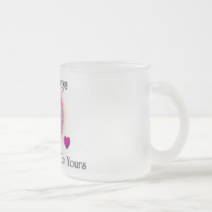 From My Heart To Yours Frosted Glass Mug