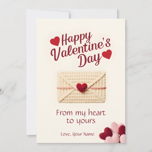 From My Heart to Yours Valentine Card (Front)