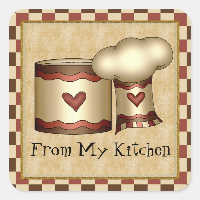From My Kitchen fun sticker (Front)