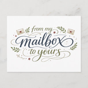 "From My Mailbox to Yours" Postcard