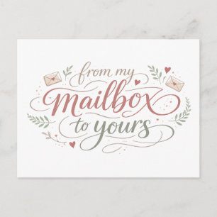 "From My Mailbox to Yours" Postcard