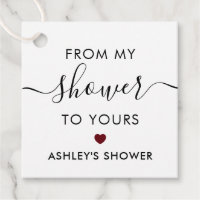From My Shower To Yours, Bridal Shower Burgundy