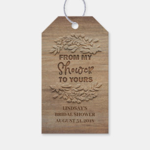 From My Shower To Yours - Bridal Shower Gift Tags