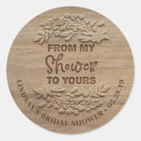 From My Shower To Yours - Rustic Thank You