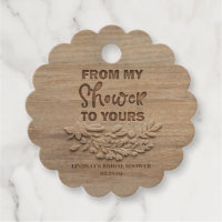From My Shower To Yours - Rustic Wood