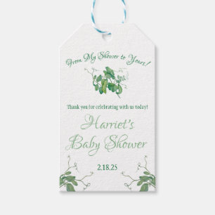 From My Shower to Yours!  Sweet Pea Favor Gift Tags