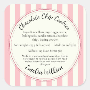 From my small kitchen Cottage Law Cookie Label