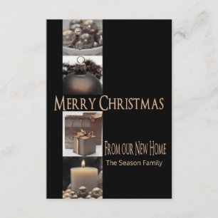 From New Home Christmas collage Enclosure Card