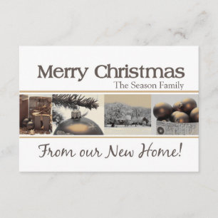 From New Home Christmas collage Enclosure Card
