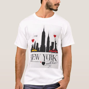 From New York, with Love – Times Square Glow   T-Shirt