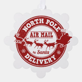 From North Pole Delivery  Christmas Gift  ornament