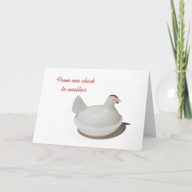 From one chick to another card (Front)