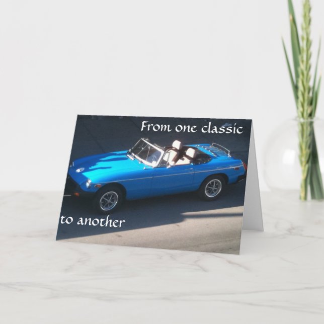 FROM ONE CLASSIC TO ANOTHER CARD (Front)