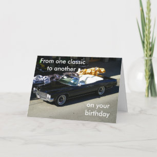FROM ONE CLASSIC TO ANOTHER CARD