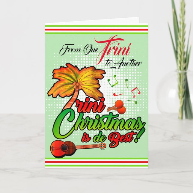 From One Trini to Another - Christmas Holiday Card (Front)