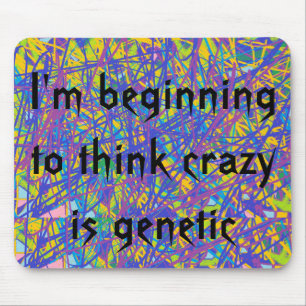 from Orphan Black I'm beginning to think crazy is Mouse Mat