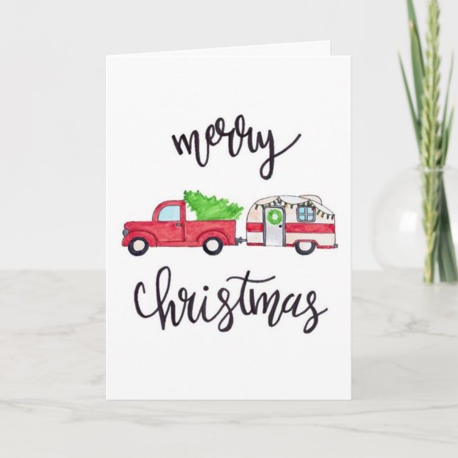 FROM "OUR CAMPER" CHRISTMAS GREETINGS CARD (Front)