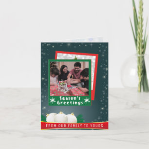 From Our Family To Yours Christmas Photo Card