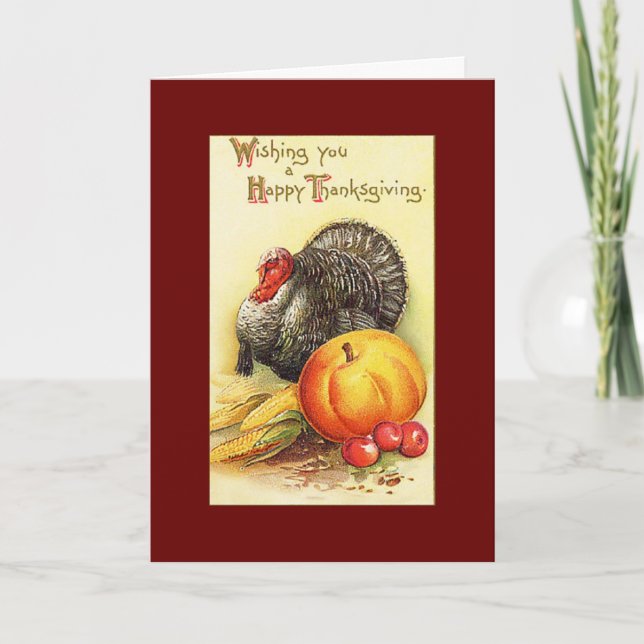 From Our Family To Yours Thanksgiving Card (Front)