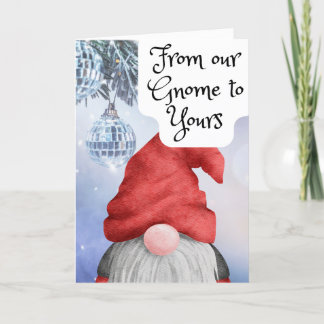 From our Gnome to Yours Christmas Card