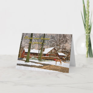 From Our House to Yours Christmas Card