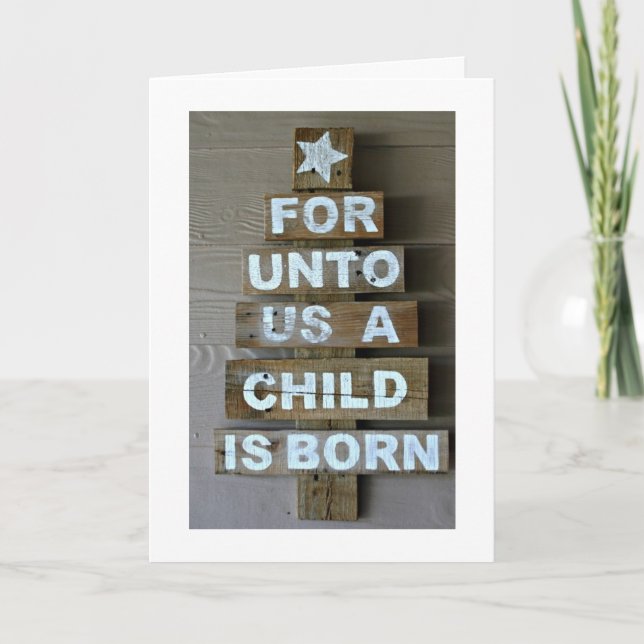 FROM OUR HOUSE TO YOURS-CHRISTMAS WISH HOLIDAY CARD (Front)