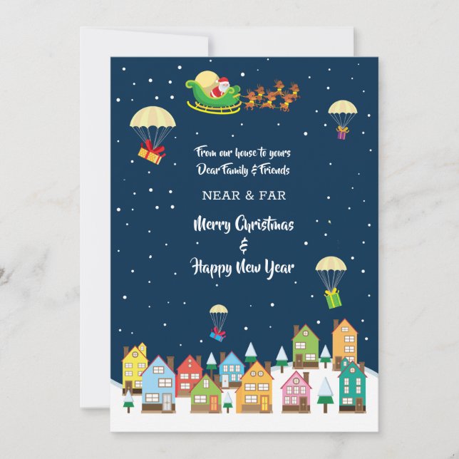 From Our House to Yours Photo Holiday Card (Front)