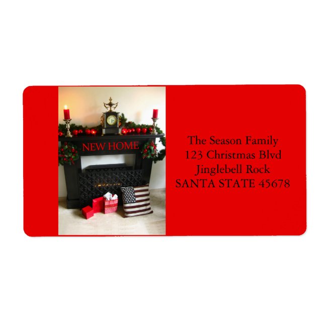 From our new address Christmas Fireplace (Front)