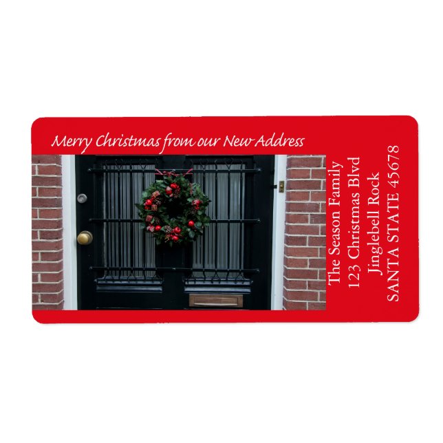 From our new address Christmas Wreath (Front)