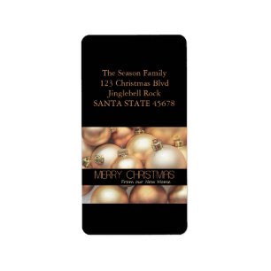 From our new Home golden ornaments Label