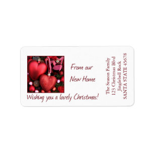 From our new Home Heart ornaments Label