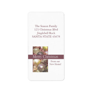 From our new Home pastel ornaments Label