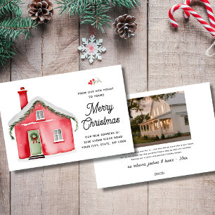 From Our New House to Yours Merry Christmas Photo Holiday Card