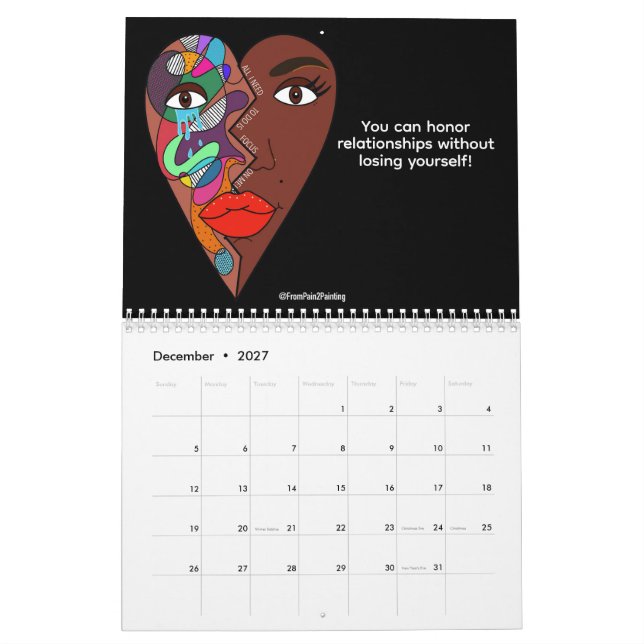 From Pain 2 Painting Calendar 2026 (Dec 2027)