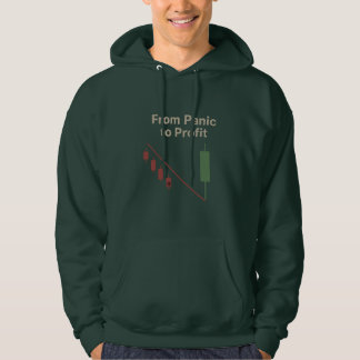 From Panic to Profit Crypto & Stock Trader Hoodie