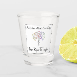 From Paper To People Logo Shot Glass