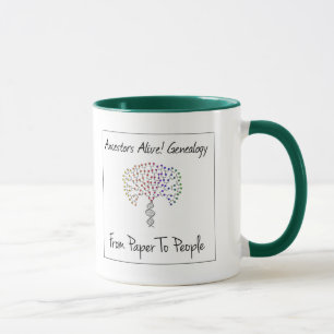 From Paper To People Logo/Surprises Two-Tone Mug