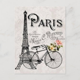 From Paris with Love Postcard