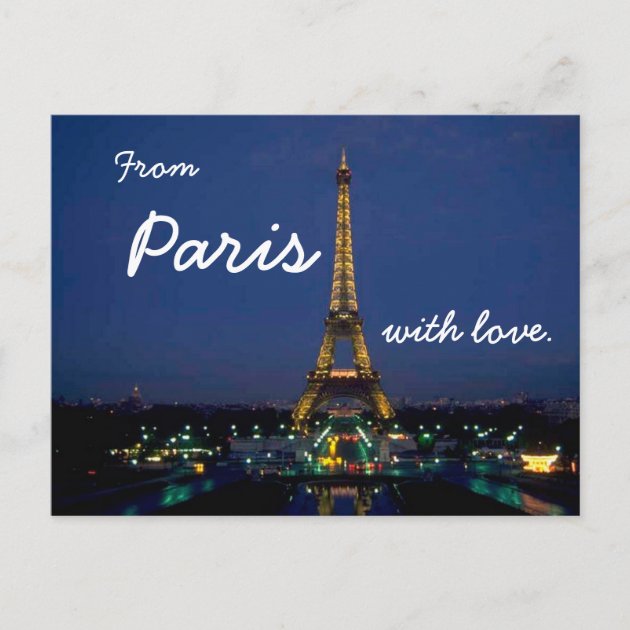 From Paris With Love Eiffel Tower Pen Set Wedding Ceremony Reception Accessory 