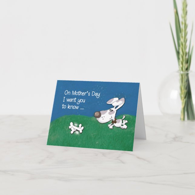 From Pet Dog Mother's Day Best Doggone Mum Card (Front)