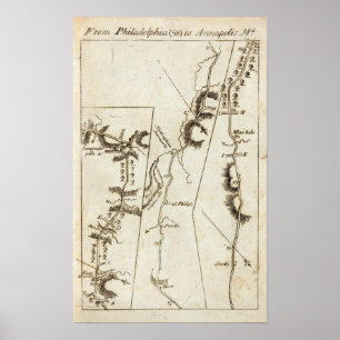 From Philadelphia to Annapolis Md 58 Poster