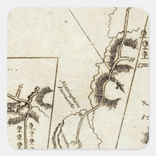 From Philadelphia to Annapolis Md 58 Square Sticker