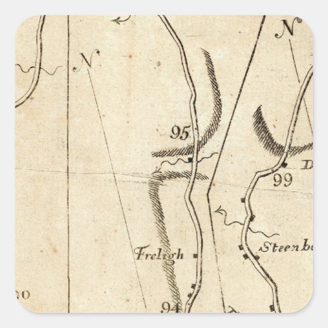 From Poughkeepsie to Albany 21 Square Sticker (Front)