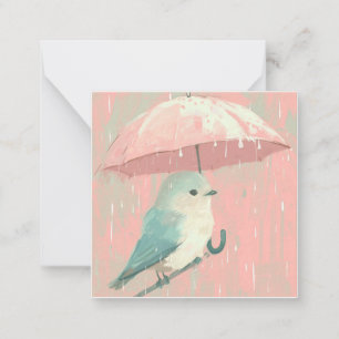 From Puddles to Pages, Bird Imagination Card