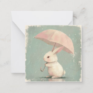 From Raindrops to Reflections: Bunny Creative Card