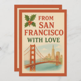 From San Francisco With Love Custom Christmas Card