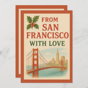From San Francisco With Love Custom Christmas Card
