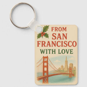 From San Francisco With Love – Vintage Christmas  Key Ring